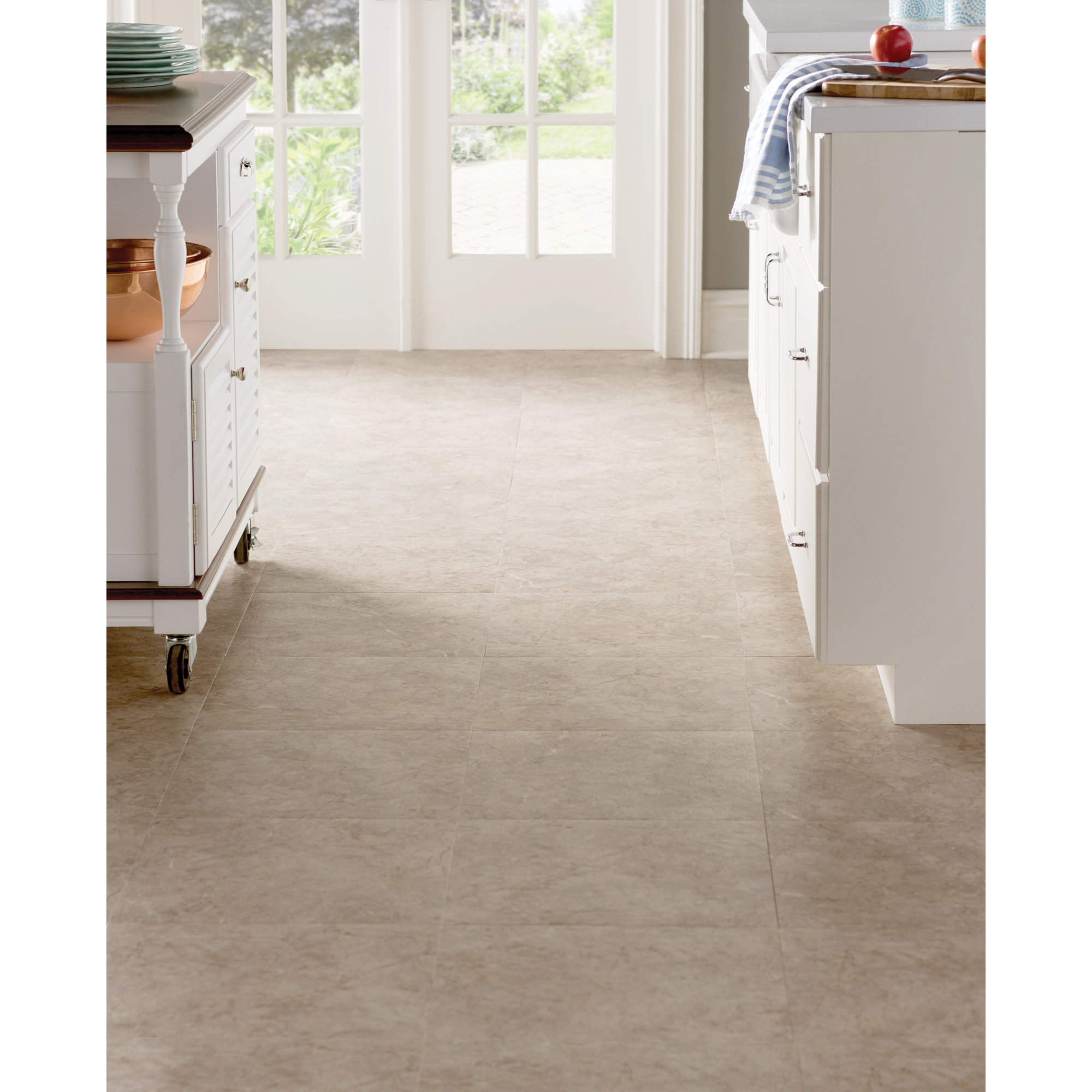 Armstrong Alterna La Plata 16" x 16" Engineered Stone Tile in Taupe